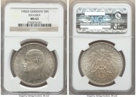 Bavaria. Otto 5 Mark 1902-D MS63 NGC, Munich mint, KM915. 

HID09801242017

© 2020 Heritage Auctions | All Rights Reserve