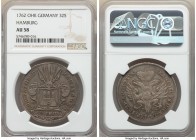Hamburg. Free City 32 Schilling 1762-OHK AU58 NGC, KM435. With title of Franz I. Golden brown toning. Dealer tag included. 

HID09801242017

© 202...