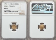 Dutch India gold Pagoda ND (1760-1794) MS63 NGC, Tuticorin mint, KM49.

HID09801242017

© 2020 Heritage Auctions | All Rights Reserve