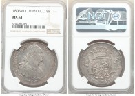 Charles IV 8 Reales 1806 Mo-TH MS61 NGC, Mexico City mint, KM109. Great eye-appeal with semi-prooflike surfaces, draped in citrus and lavender shades....