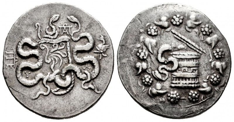 Mysia. Pérgamo. Cistóforo-Cistophore. 190-133 a.C. (Seaby-3944 similar). Anv.: C...