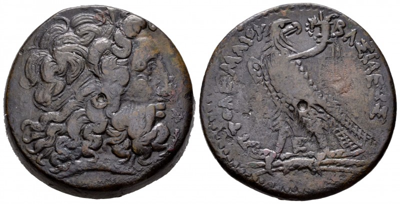 Egipto. Ptolomeo IV Filopator. AE 37. 221-205 a.C. Alejandría. (Sng Cop-224-226)...