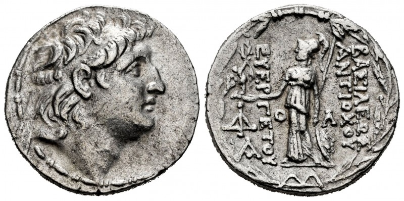 Imperio Seleucida. Antioco VII. Tetradracma. 138-129 d.C. (Gc-7092). Anv.: Cabez...