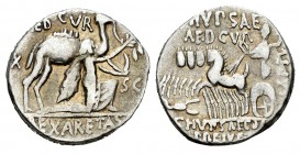Aemilia. Denario. 58 a.C. Roma. (Ffc-119). (Craw-422.1b). (Cal-89). Ag. 3,69 g. MBC-. Est...65,00.