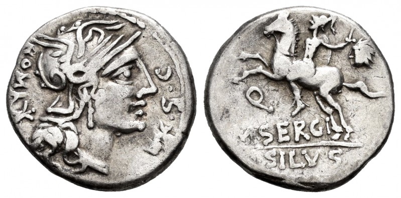 Sergia. Denario. 116-115 a.C. Roma. (Ffc-1111). (Craw-286.1). (Cal-1271). Ag. 3,...