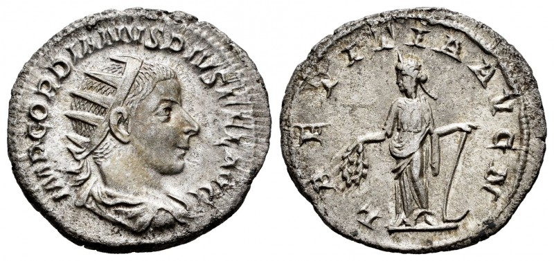 Gordiano III. Antoniniano. 241-243 d.C. Roma. (Spink-8617). (Ric-86). Rev.:  LAE...