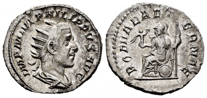 Filipo I. Antoniniano. 245-247 d.C. Roma. (Spink-8952). (Ric-44b). Rev.: ROMAE A...