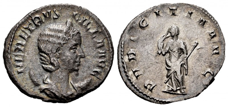 Herenia Etruscila. Denario. 250-251 d.C. Roma. (Spink-9494). (Ric-58b). Rev.: PV...