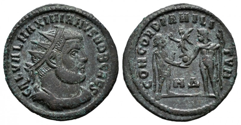 Maximiano Hércules. Antoniniano. 286-305 d.C. Heraclea. (Ric-14). Rev.: CONCORDI...