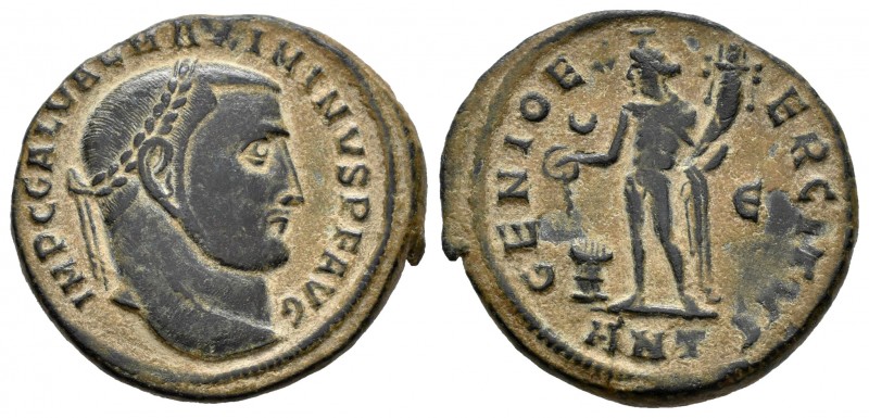 Maximino II Daza. Follis. 310-313 d.C. Antioquía. (Ric-147 var). Ae. 6,11 g. MBC...