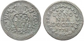 ASTA PER CORRISPONDENZA
BOLOGNA
Pio VI (Giovanni Angelo Braschi), 1775-1799. Quattrino 1778. Æ gr. 2,1 Stemma papale. Rv. Scritta entro corona d’all...