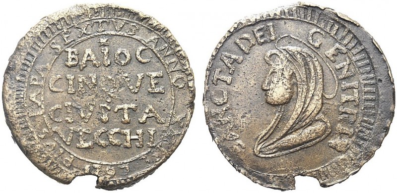 ASTA PER CORRISPONDENZA
CIVITAVECCHIA
Pio VI (Giovanni Angelo Braschi di Cesen...