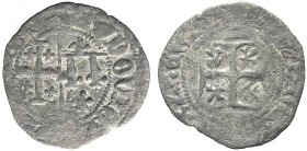 ASTA PER CORRISPONDENZA
NAPOLI
Giovanni I d’Angiò e Ludovico di Taranto, 1347-1362. Denaro. Mi gr. 0,64 Come precedente. Pannuti-Riccio 3; MEC 722. ...