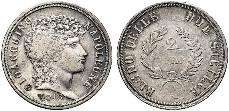 ASTA PER CORRISPONDENZA
NAPOLI
Gioacchino Napoleone Murat. 1808-1815. 2 Lire 1...