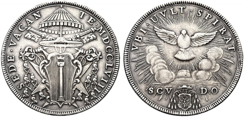 ASTA PER CORRISPONDENZA
ROMA
Sede Vacante (Cam. Card. Girolamo Colonna), 1758....