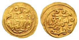 Reinos de Taifas. Amiríes de Almería. Abd al Aziz Almansur. Fracción de dinar. 429-33 H. (V-Tipo 1035). Au. 0,90 g. MBC+. Est...200,00.