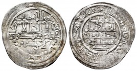 Hammudíes. Ali ibn Hammud a nombre de Hixam. 406 H. Ceuta. (V-724). (Prieto-59b). Ag. 2,61 g. Muy escasa. MBC. Est...180,00.