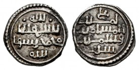 Almorávides. Ali ibn Yusuf y amir Sir. Quirate. (V-1768). Ag. 0,95 g. MBC+. Est...60,00.