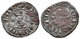 Corona de Aragón. Sancho I de Mallorca (1311-1324). Dobler. Mallorca. (Cru-547). (Cr C.G-2515b). Ve. 1,66 g. Concreciones. MBC-. Est...45,00.