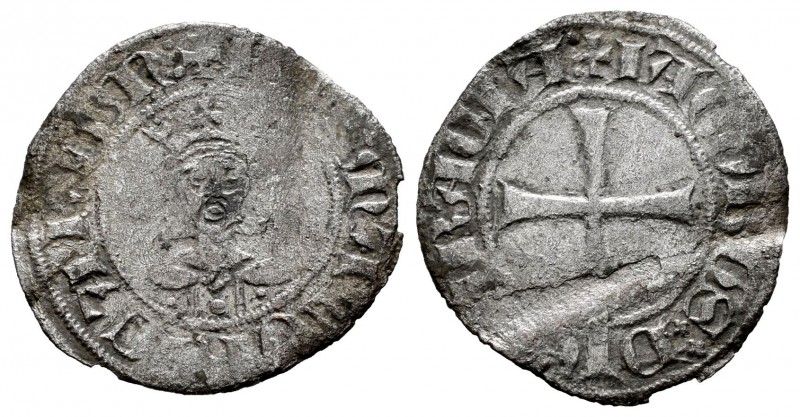 Corona de Aragón. Jaime III (1324-1343). Dobler. Mallorca. (Cru-557). (Cr C.G-25...