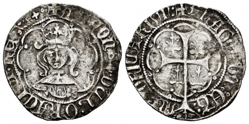 Corona de Aragón. Alfonso V (1416-1458). 1 real. Mallorca. (Cru-834). Ag. 2,79 g...