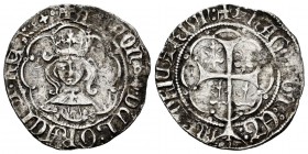 Corona de Aragón. Alfonso V (1416-1458). 1 real. Mallorca. (Cru-834). Ag. 2,79 g. BC+. Est...180,00.