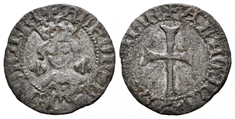 Corona de Aragón. Alfonso V (1416-1458). Dobler. Mallorca. (Abm-856). Ve. 1,19 g...