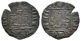 Reino de Castilla y León. Enrique II (1368-1379). Novén. Burgos. (Bautista-679.1). Ve. 0,79 g. Con B bajo el castillo y roel delante bajo el león. MBC...