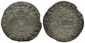 Reino de Castilla y León. Enrique IV (1454-1474). Cuartillo. Sevilla. (Bautista-1023). Ve. 2,60 g. Con S bajo el castillo. MBC-. Est...50,00.