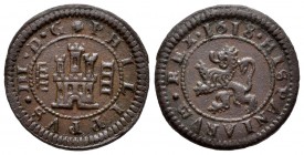 Felipe III (1598-1621). 4 maravedís. 1618. Segovia. (Cal 2019-268). (Jarabo-Sanahuja-D252). Ae. 3,33 g. EBC-. Est...35,00.
