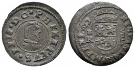 Felipe IV (1621-1665). 8 maravedís. 1662. Coruña. R. (Cal 2019-341). Ae. 2,45 g. MBC. Est...45,00.