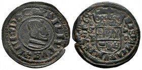 Felipe IV (1621-1665). 16 maravedís. 1664. Sevilla. R. (Cal 2019-498). (Jarabo-Sanahuja-M615). Ae. 5,11 g. MBC. Est...40,00.
