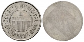 Guerra Civil (1936-1939). 1 peseta. 1937. Segarra de Gaia. (Cal 2019-37). Cu-Ni. 3,57 g. MBC+. Est...30,00.