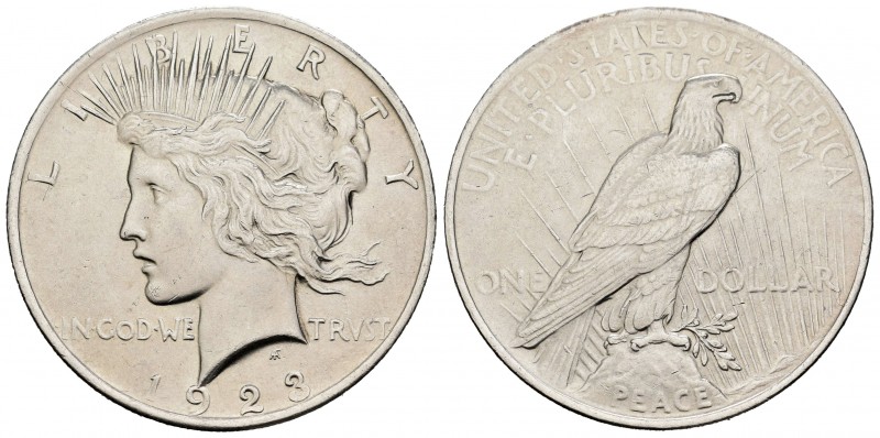 Estados Unidos. 1 dollar. 1923. (Km-150). Ag. 26,72 g. SC-. Est...40,00.