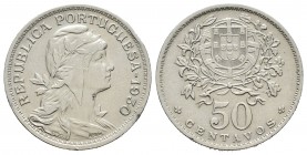 Portugal. 50 centavos. 1930. (Km-577). (Gomes-20.04). Cu-Ni. 4,52 g. Golpecitos en el canto. MBC. Est...130,00.