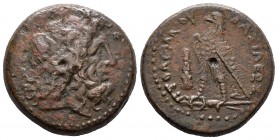 Egipto Ptolemaico. Ptolomeo II Philadelphos. AE Hemidracma. 249 a.C. Tyre. (Sng Cop-494). Ae. 10,73 g. MBC. Est...100,00.