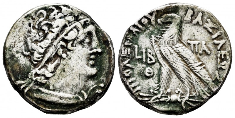 Egipto. Ptolomeo X. Tetradracma. 106-101 a.C. Alejandría. (Gc-7938 similar). Rev...