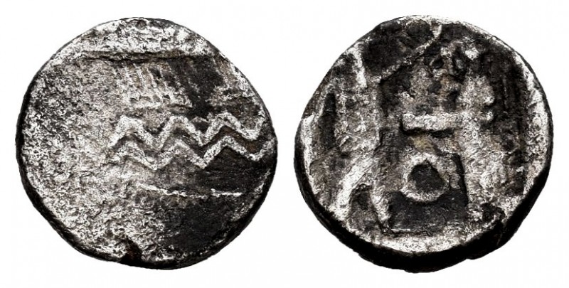 Fenicia. Sidón. Baalshallim II. 1/16 shekel. 401-366 a.C. (Sng Cop-197). Ag. 0,5...