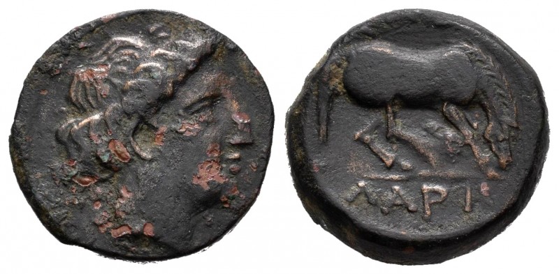Tesalia. Larissa. AE-17 (dichalkon). S. IV a. C. (Sng Cop-142). Ae. 4,66 g. MBC+...