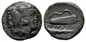 Imperio Macedonio. Alejandro III Magno. AE 17. 336-323 a.C. (Gc-6739). (Price-260). Ae. 5,63 g. MBC-. Est...25,00.