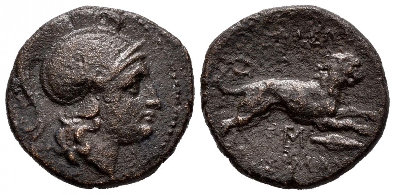 Reino de Tracia. Lisímaco. AE-19. 297-281 a.C. (Gc-6819). (Müller-61). Rev.: Leó...