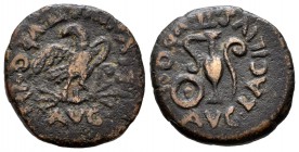 Cartagonova. Semis. 27 a.C.-14 d.C. Cartagena (Murcia). (Abh-583). (Acip-2532). Ae. 5,01 g. BC+/MBC-. Est...60,00.