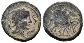 Kelse. Semis. 120-50 a.C. Velilla del Ebro (Zaragoza). (Abh-782). Ae. 6,16 g. BC. Est...35,00.