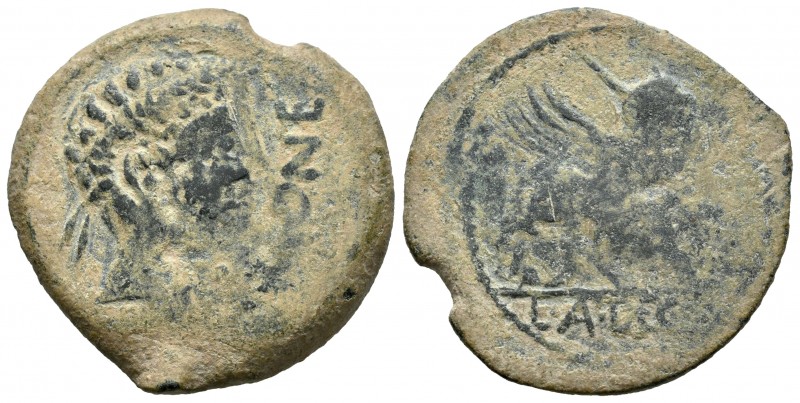Ursone. As. 50 a.C. Osuna (Sevilla). (Abh-2498). (Acip-2326). Ae. 14,54 g. BC+. ...