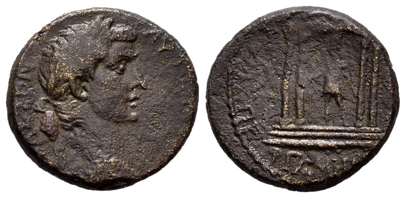 Augusto. Pérgamo. AE 17. 27 a.C.-14 d.C. (Gic-49). Ae. 2,96 g. BC+. Est...30,00....