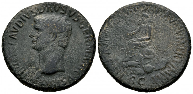 Nero Claudio Druso. Sestercio. 41-42 d.C. Roma. (Spink-1896). (Ric-93). (Ch-8). ...