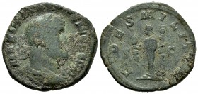 Maximino I. Sestercio. 235-236 d.C. Roma. (Spink-8327). (Ric-43). Rev.: FIDES MILITIVM SC. Ae. 18,38 g. BC. Est...50,00.