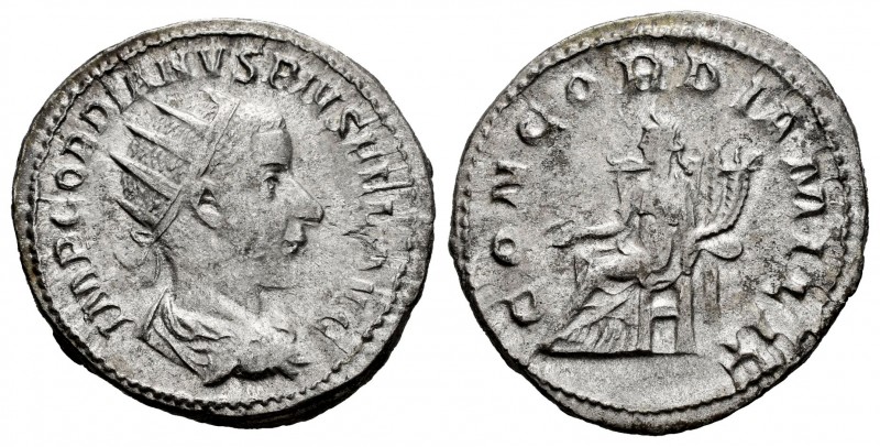 Gordiano III. Antoniniano. 240 d.C. Roma. (Spink-8606). (Ric-65). (Seaby-62). Re...