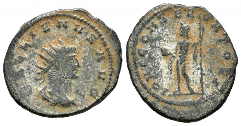 Galieno. Antoniniano. 267 d.C. Antioquía. (Spink-10239 variante). (Ric-641). Rev...