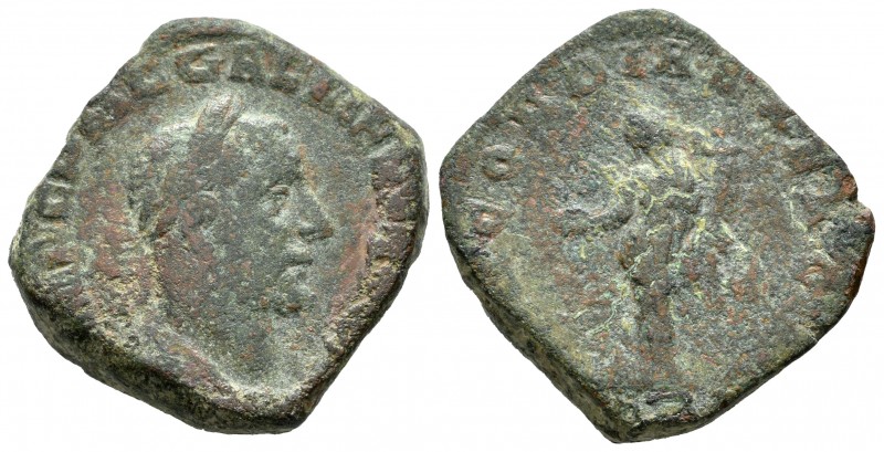 Galieno. Sestercio. 253-255 d.C. Roma. (Spink-10467). (Ric-209). Ae. 19,84 g. BC...